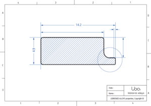 Copper and copper alloys complex profiles