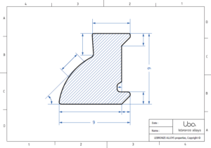 Copper and copper alloys complex profiles