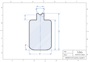 Copper and copper alloys complex profiles